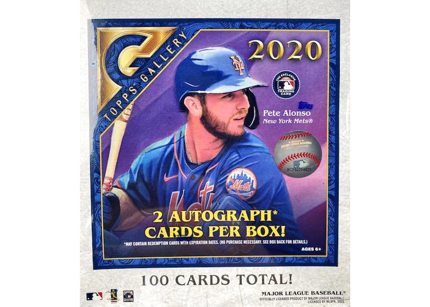 2020 Topps Gallery Baseball 100 Ct. Monster Box
