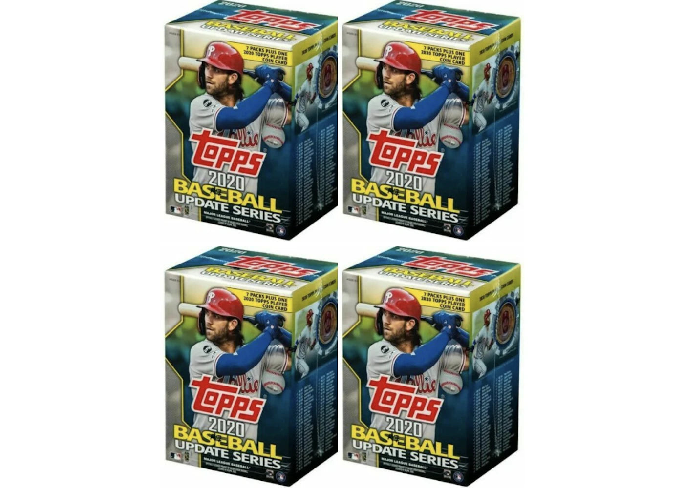 2020 Topps Update Baseball Blaster Box 4x Lot