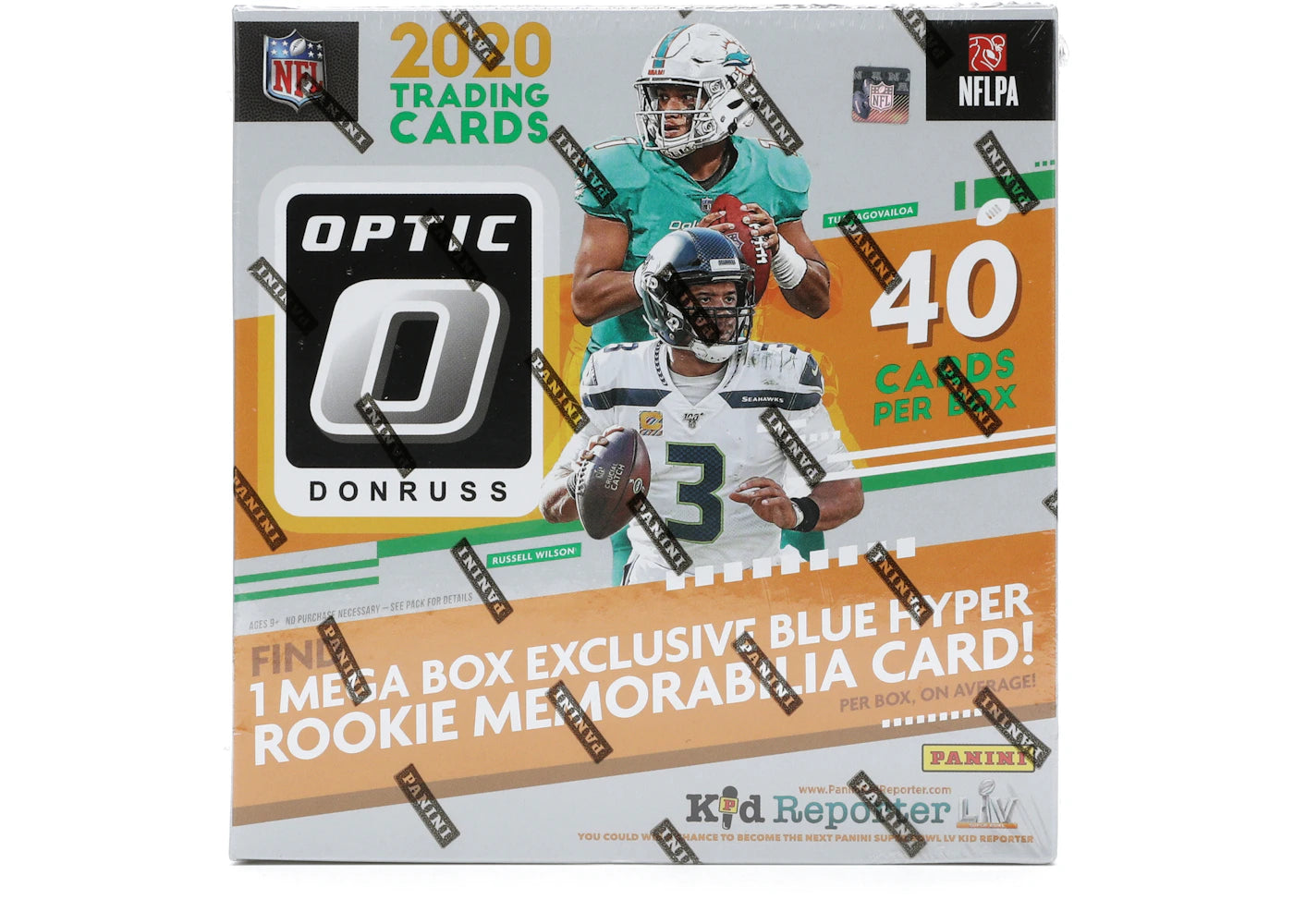 2020 Panini Donruss Optic Football Mega Box (Blue Hyper Parallels)