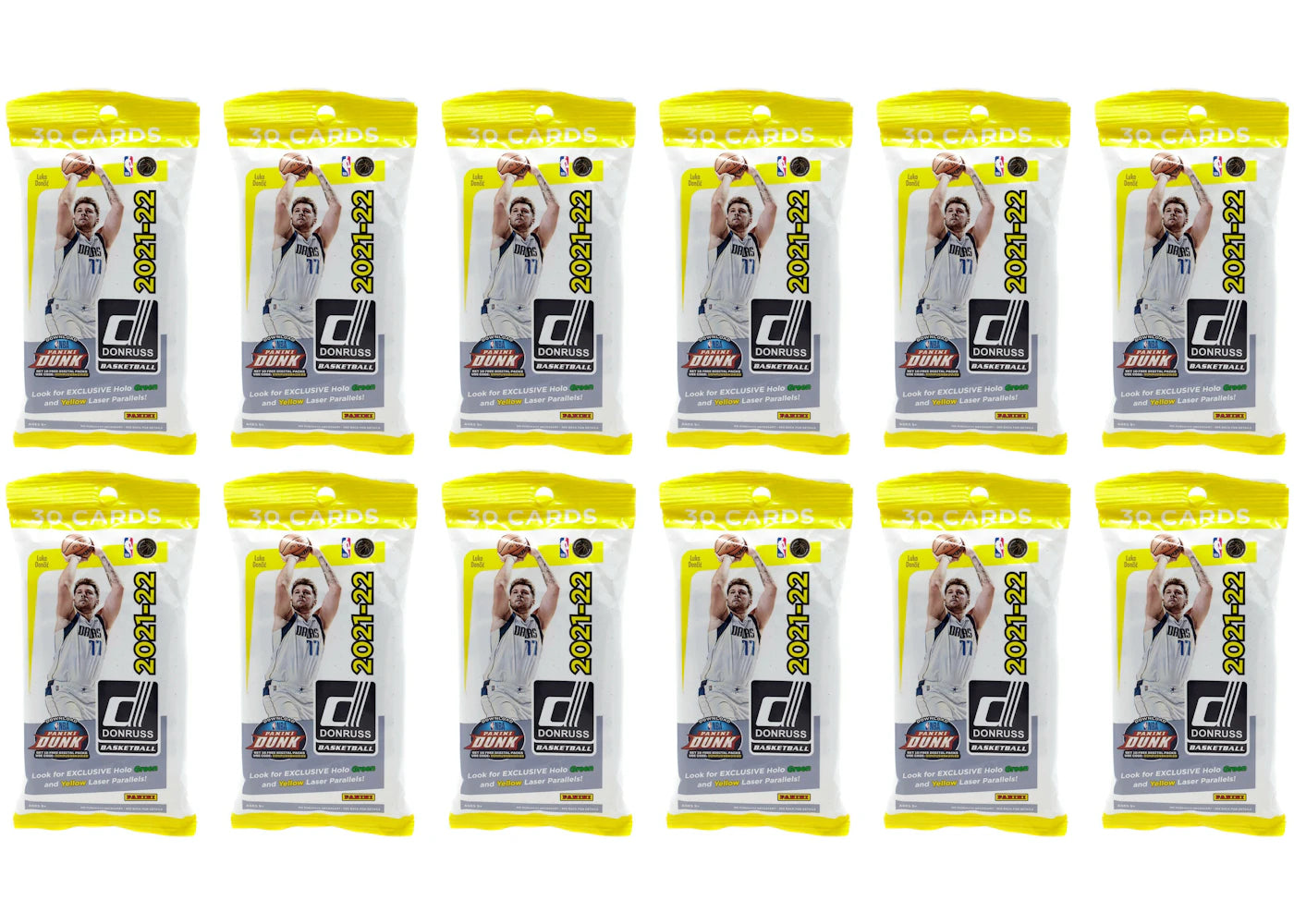 2021-22 Panini Donruss Basketball Fat Pack 12x lot