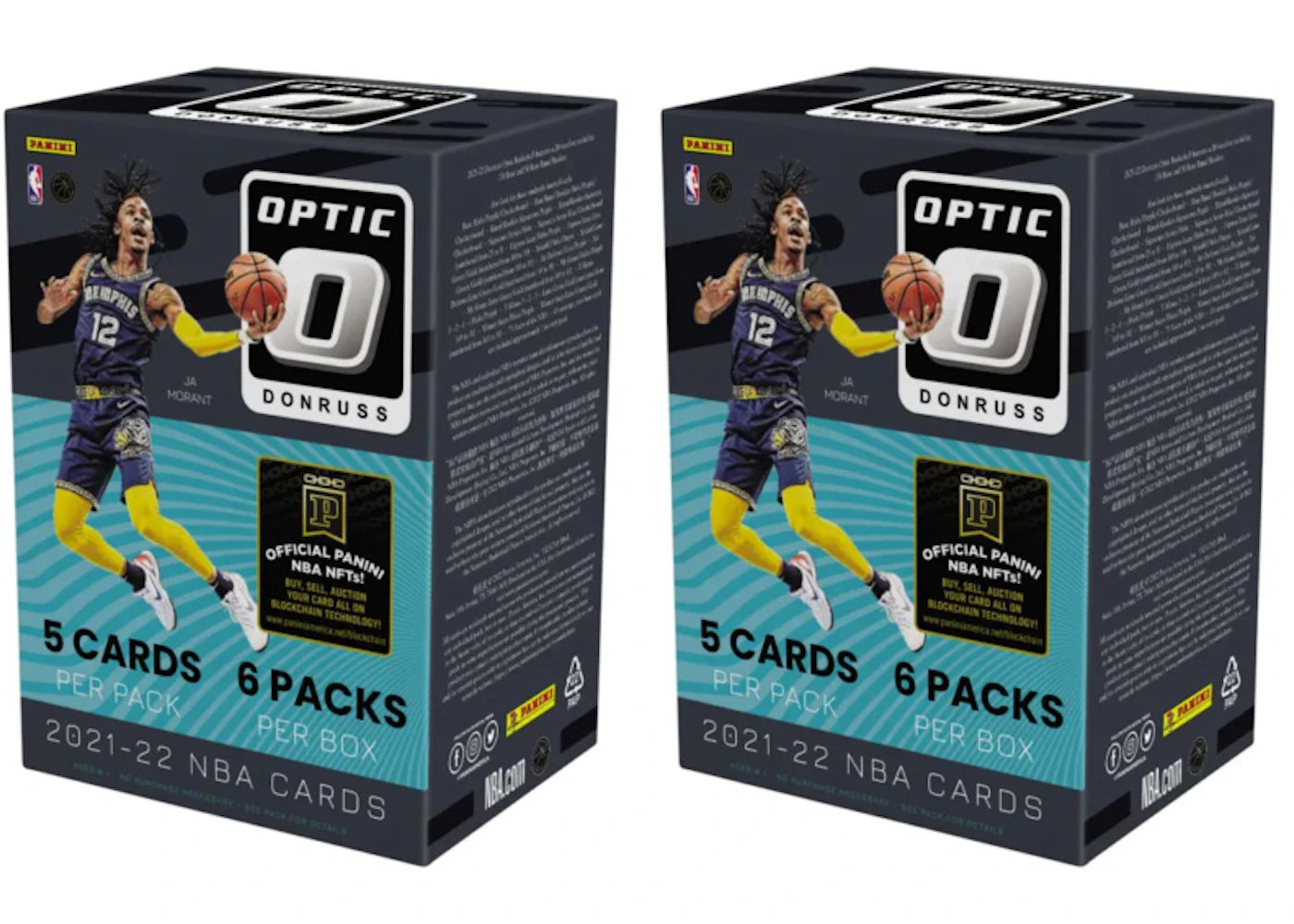 2021-22 Panini Donruss Optic Basketball Blaster Box 2x Lot