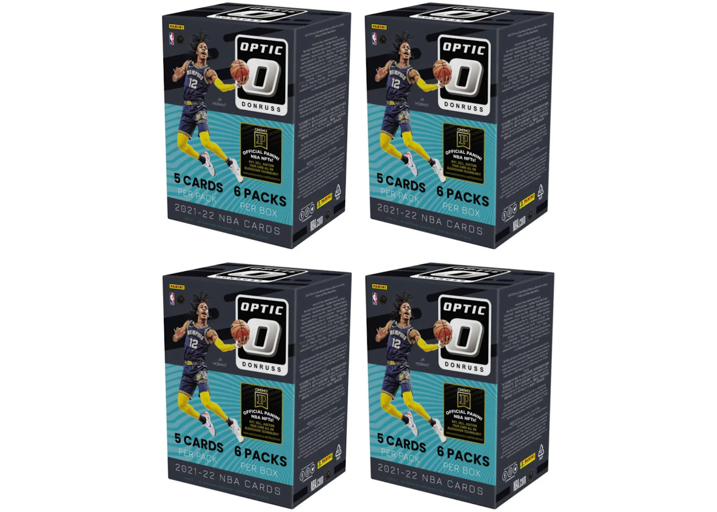 2021-22 Panini Donruss Optic Basketball Blaster Box 4x Lot