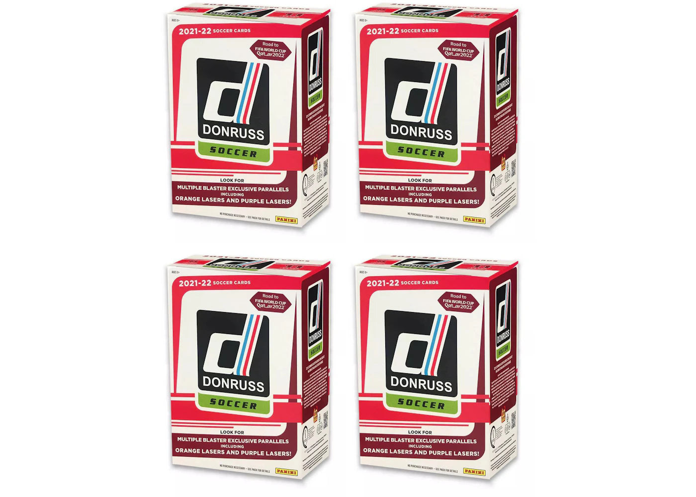 2021-22 Panini Donruss Soccer Blaster Box 4x Lot