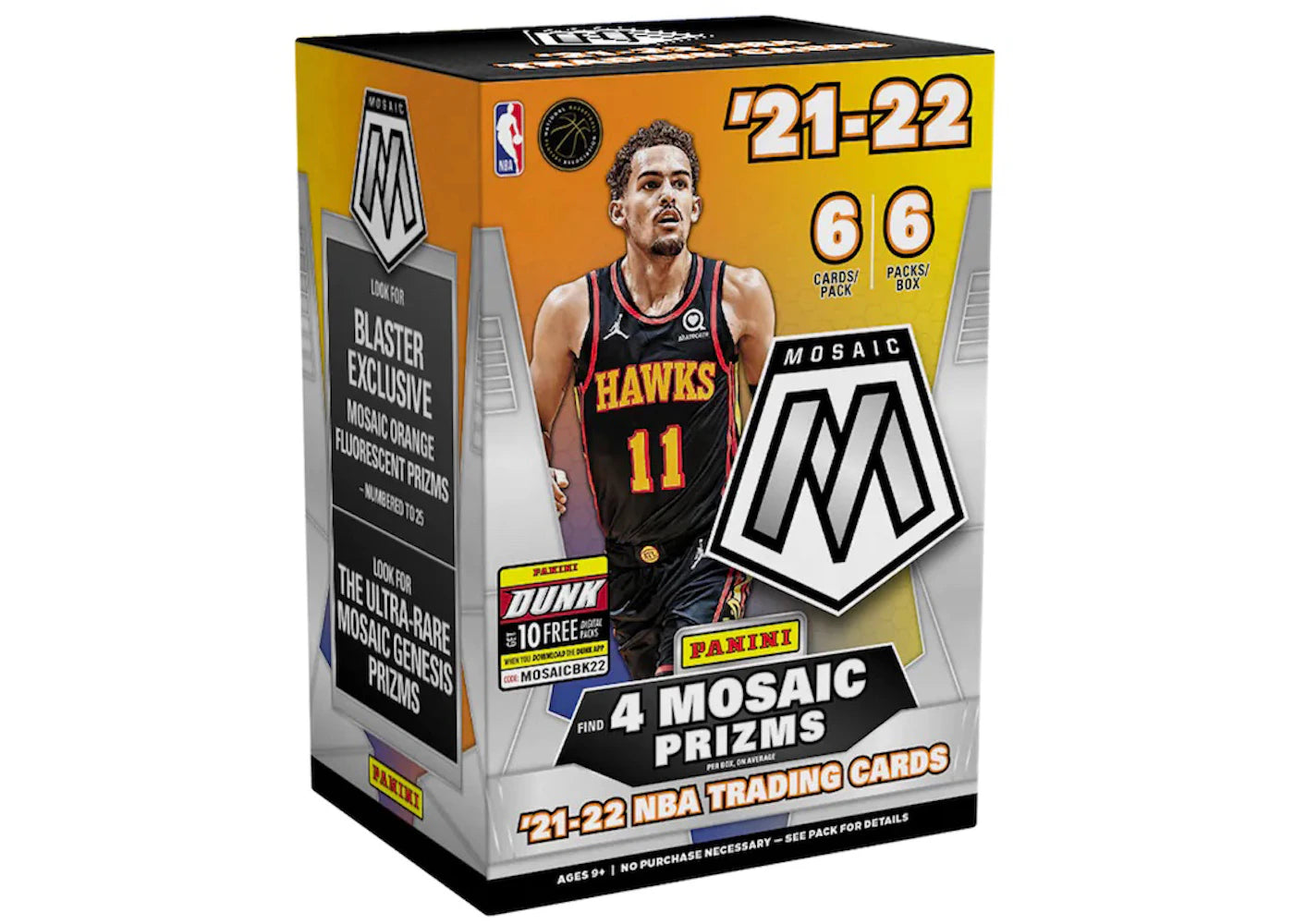 2021-22 Panini Mosaic Basketball Blaster Box
