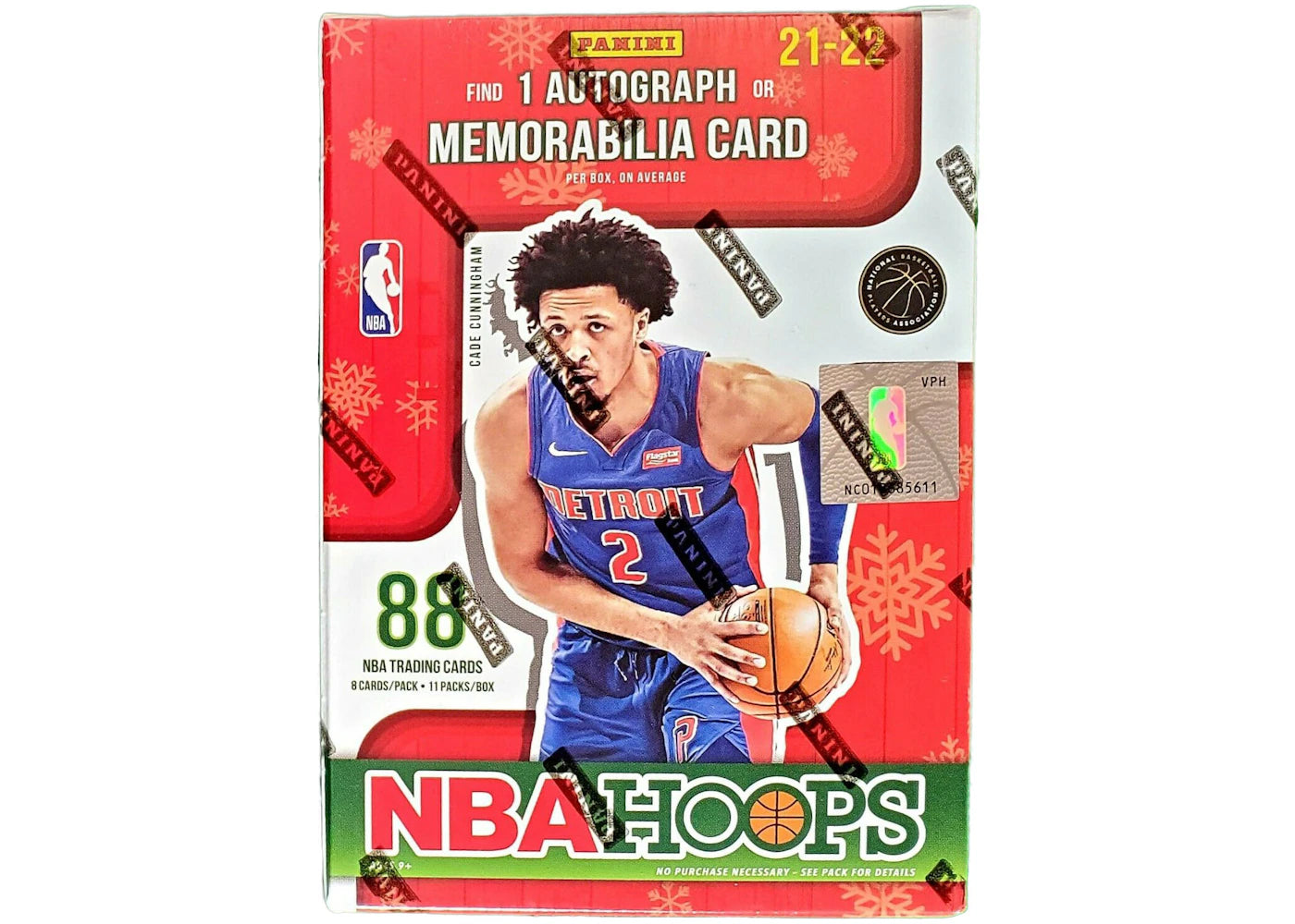 2021-22 Panini NBA Hoops Basketball Holiday Blaster Box