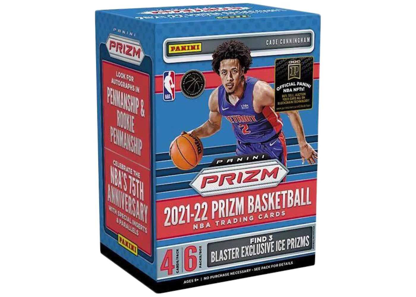 2021-22 Panini Prizm Basketball Blaster Box (Ice Prizms)