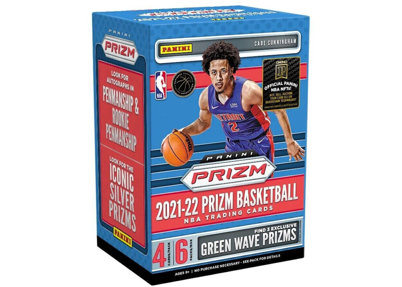 2021-22 Panini Prizm Basketball Fanatics Exclusive Blaster Box (Green Wave Prizms)