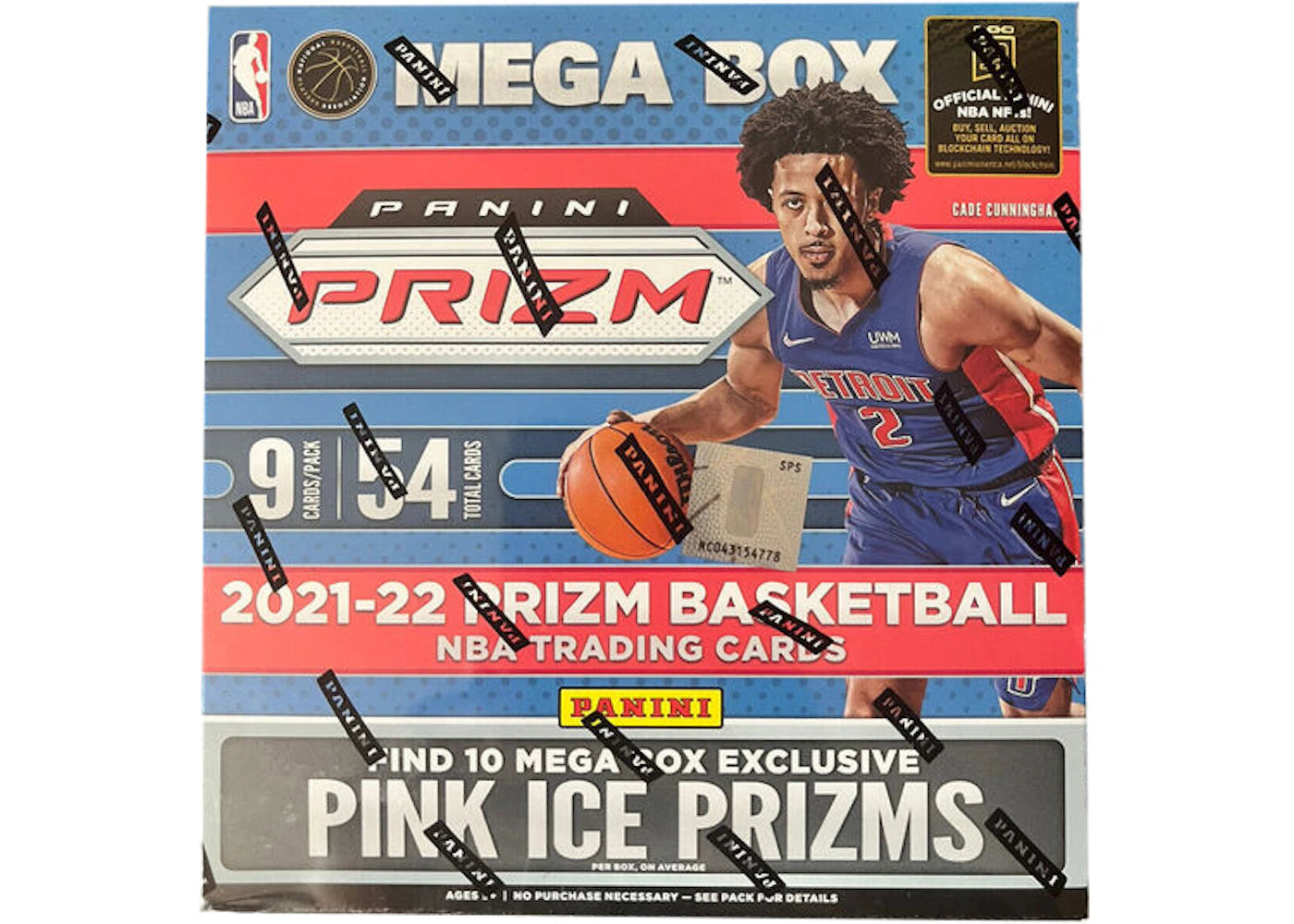 2021-22 Panini Prizm Basketball Mega Box (Pink Ice Prizms)