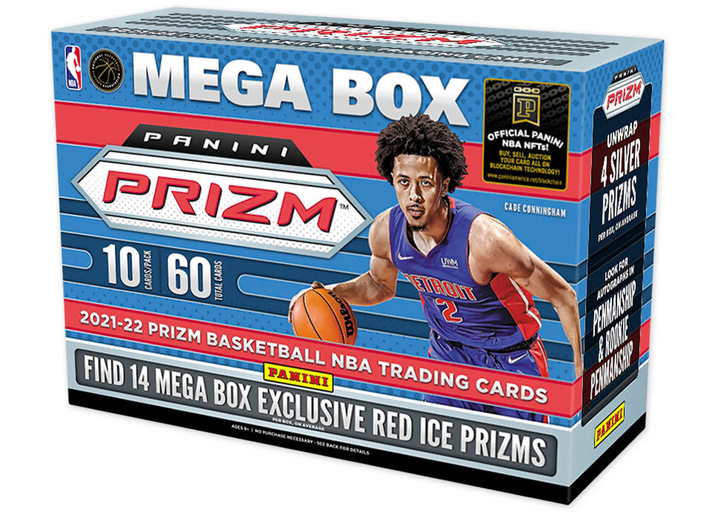 2021-22 Panini Prizm Basketball Mega Box (Red Ice Prizms)