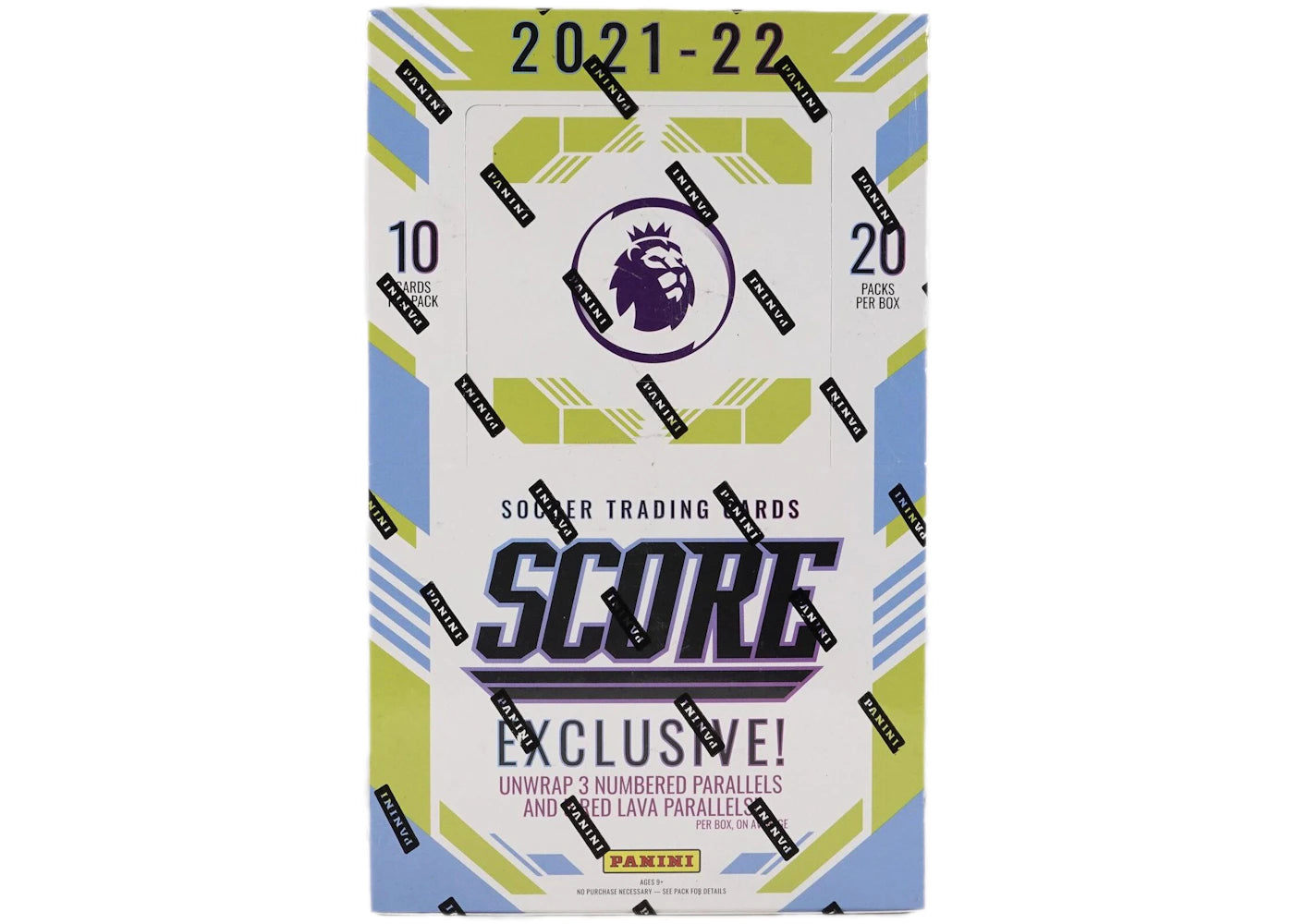 2021-22 Panini Score Premier League Soccer Retail Box (UK Exclusive)