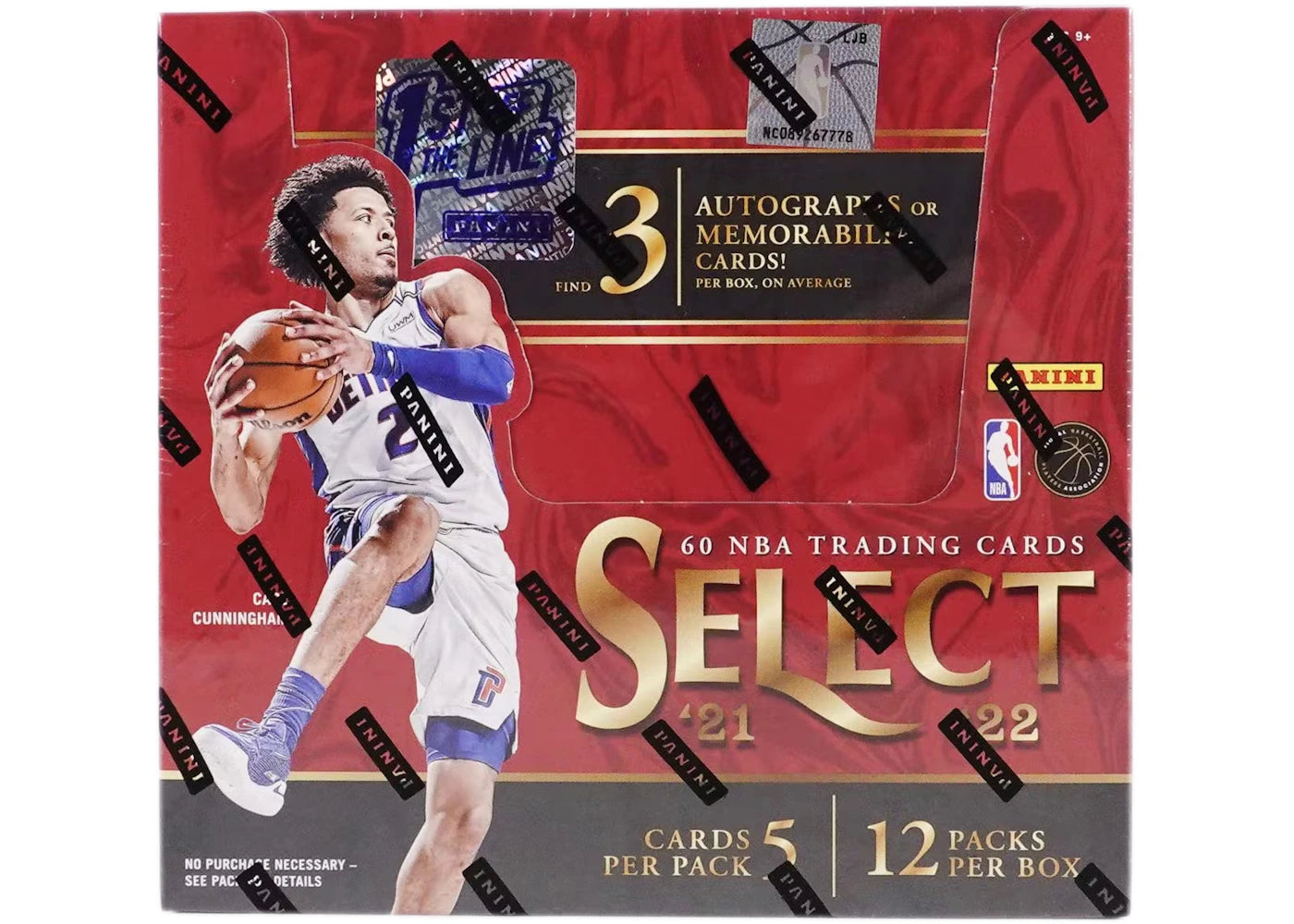 2021-22 Panini Select Basketball 1st Off The Line Hobby Box