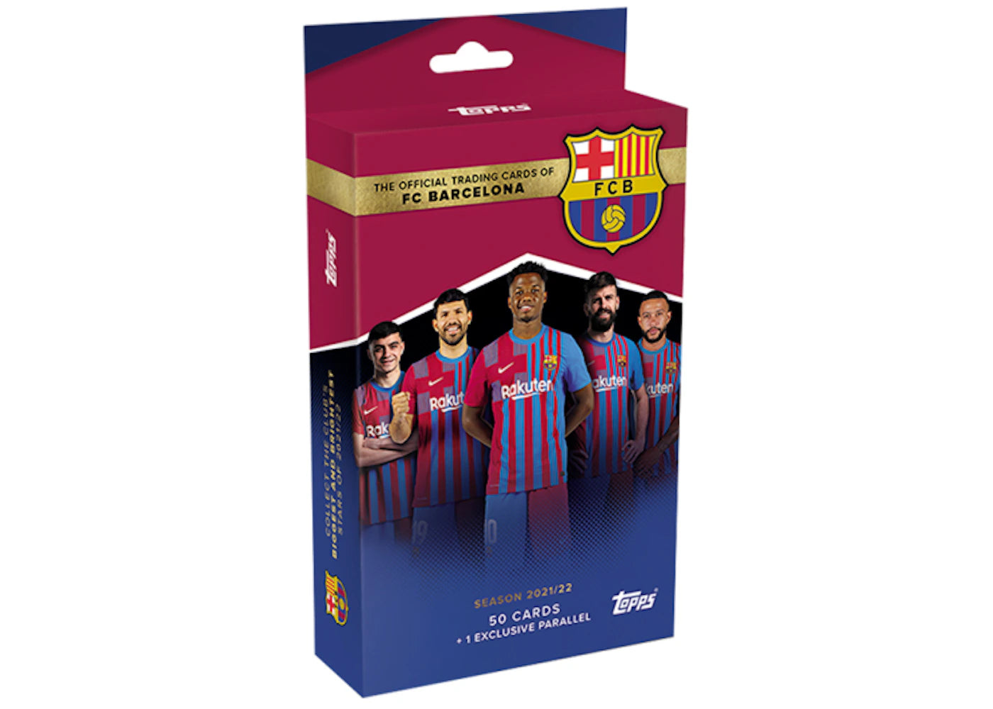 2021-22 Topps FC Barcelona Official Team Set Soccer Hanger Box