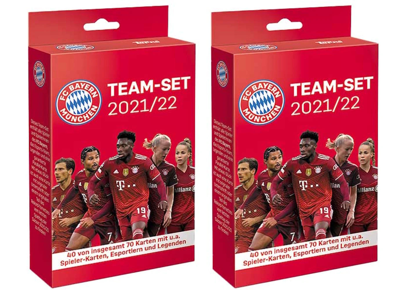 2021-22 Topps FC Bayern Munchen Team Set Soccer Box 2x Lot