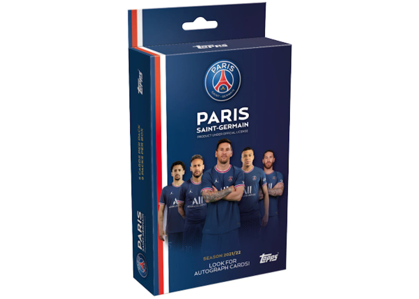 2021-22 Topps Paris Saint-Germain Team Set Soccer Box