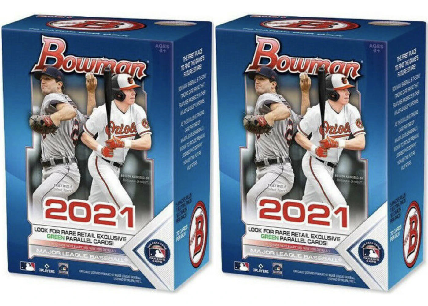 2021 Bowman Baseball Blaster Box 2x Lot