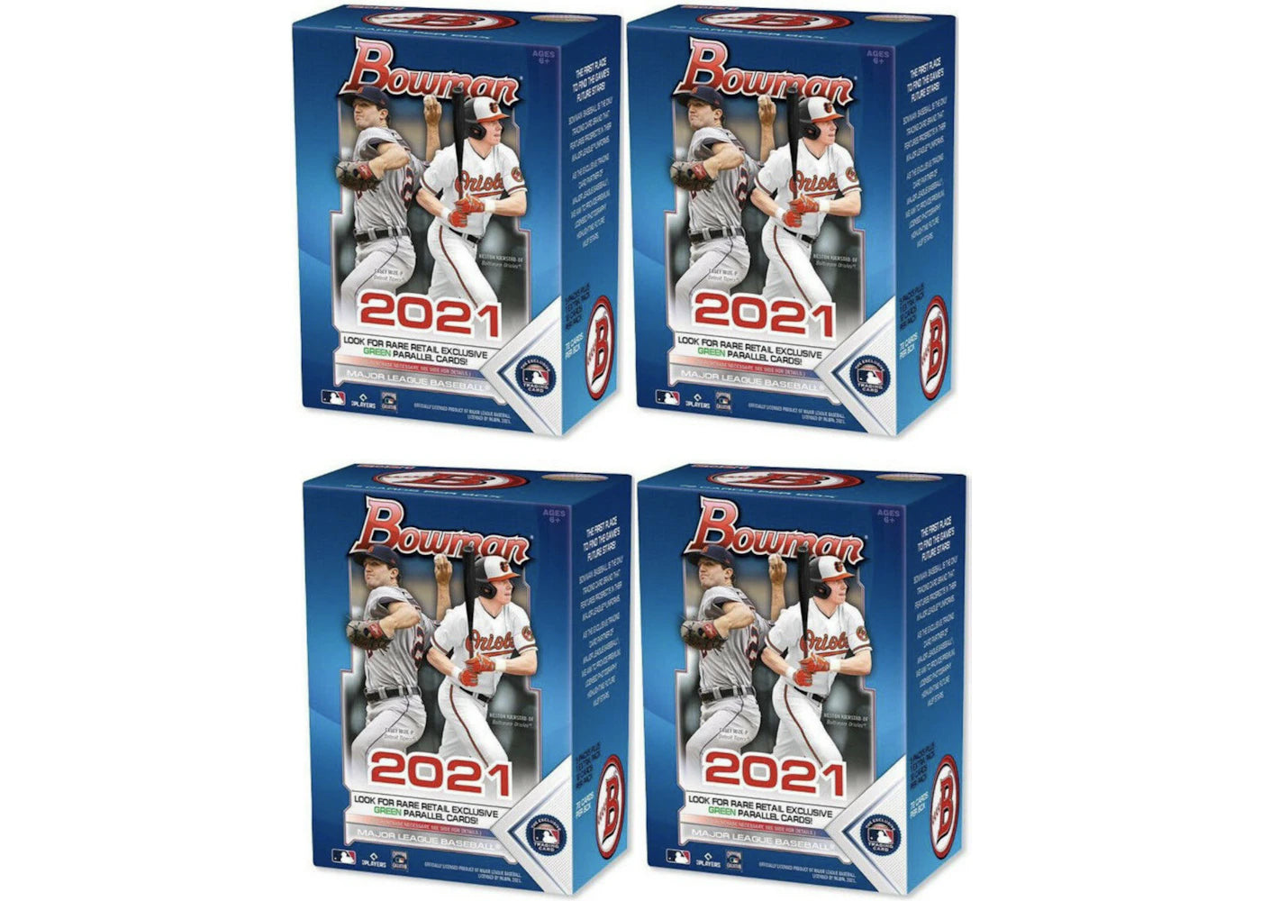 2021 Bowman Baseball Blaster Box 4x Lot