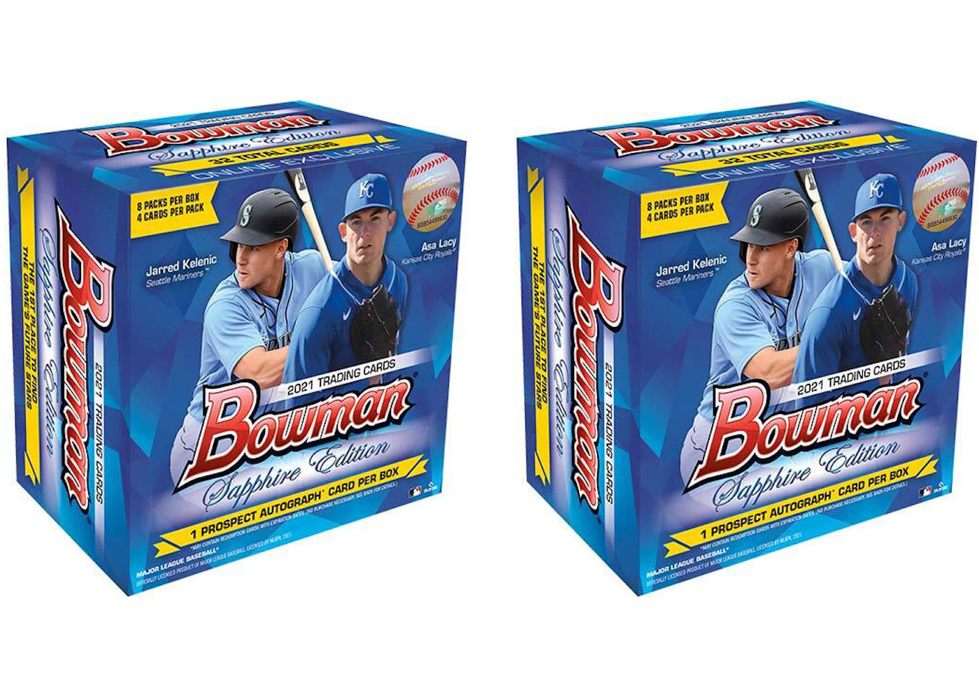 2021 Bowman Sapphire Edition Baseball Box 2x Lot