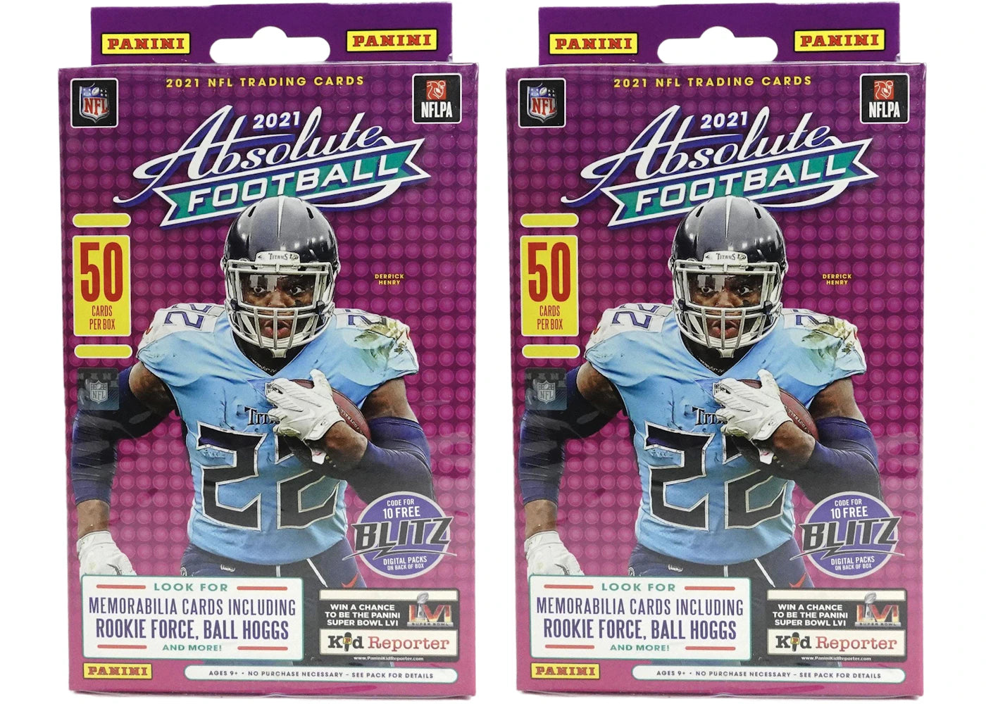 2021 Panini Absolute Football Hanger Box 2x Lot