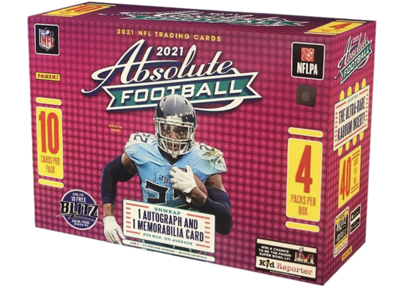 2021 Panini Absolute Football Mega Box (Red Parallels)
