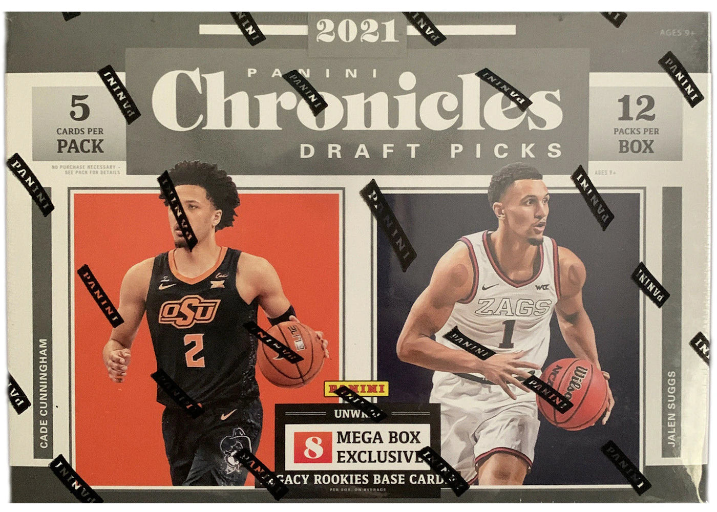 2021 Panini Chronicles Draft Picks Collegiate Basketball Mega Box (Orange Opti-Chrome Parallels)