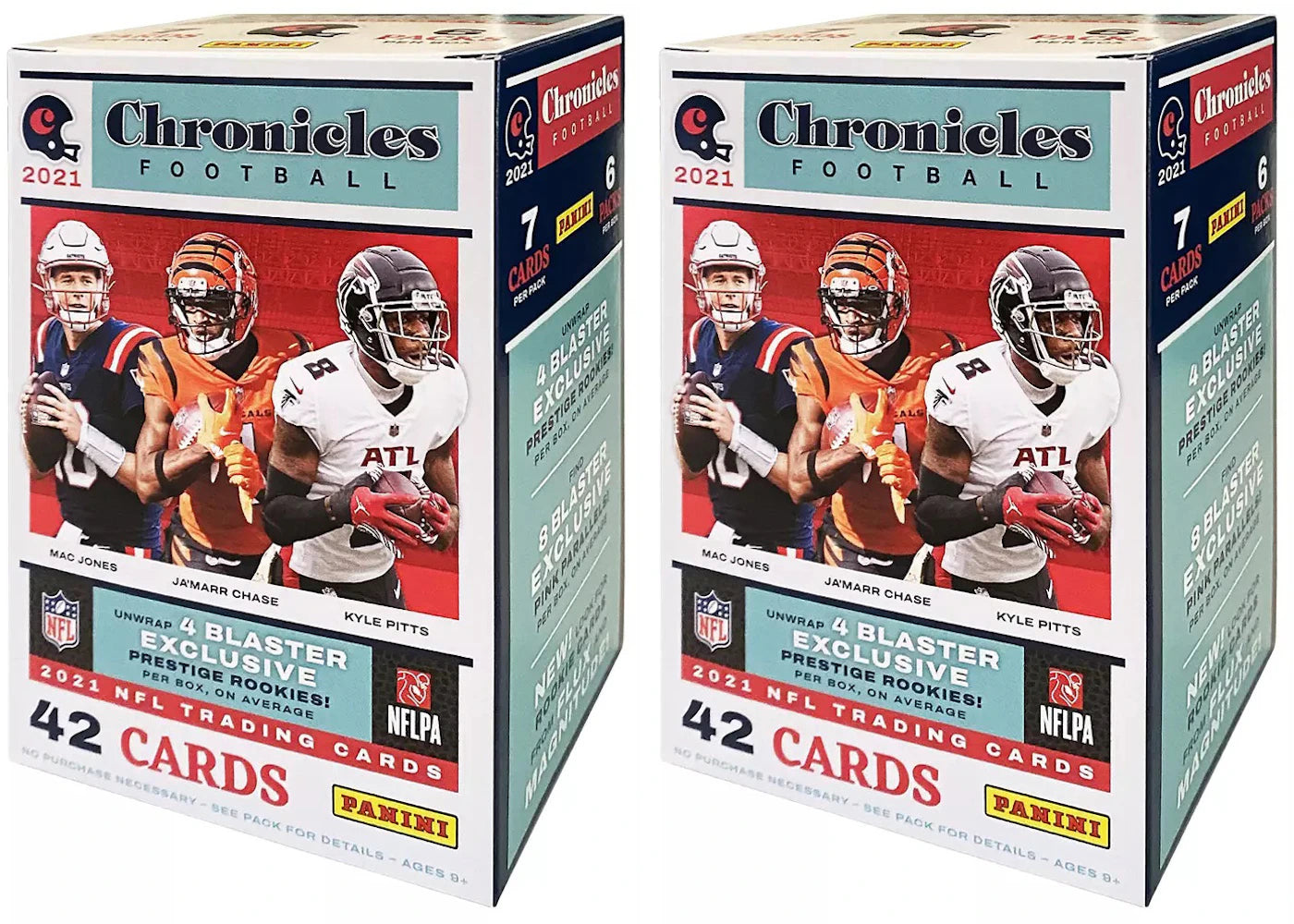 2021 Panini Chronicles Football Blaster Box 2x Lot