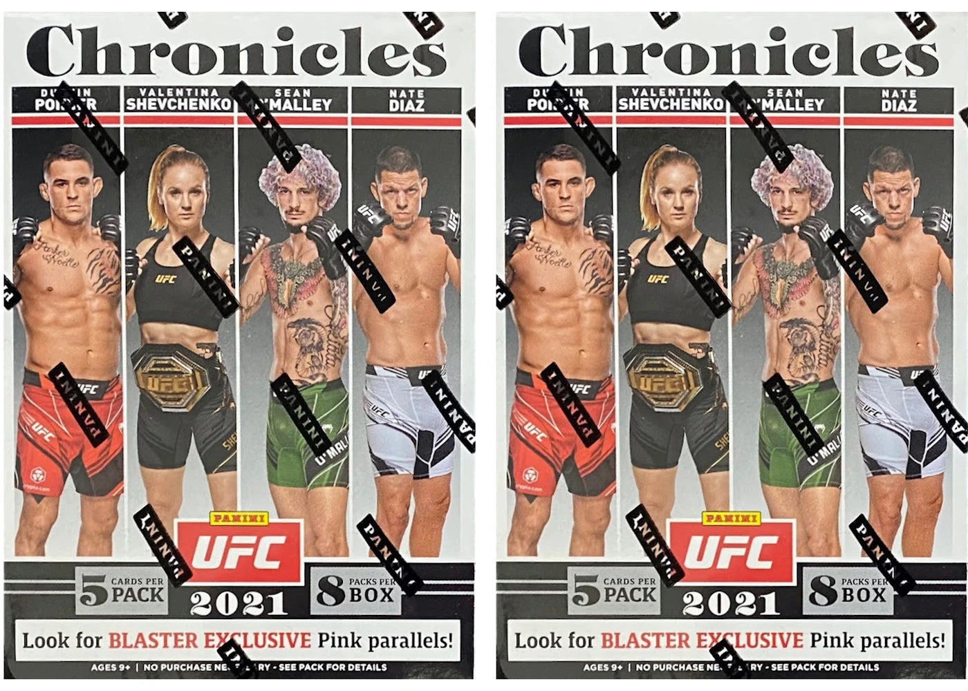 2021 Panini Chronicles UFC Blaster Box 2x Lot