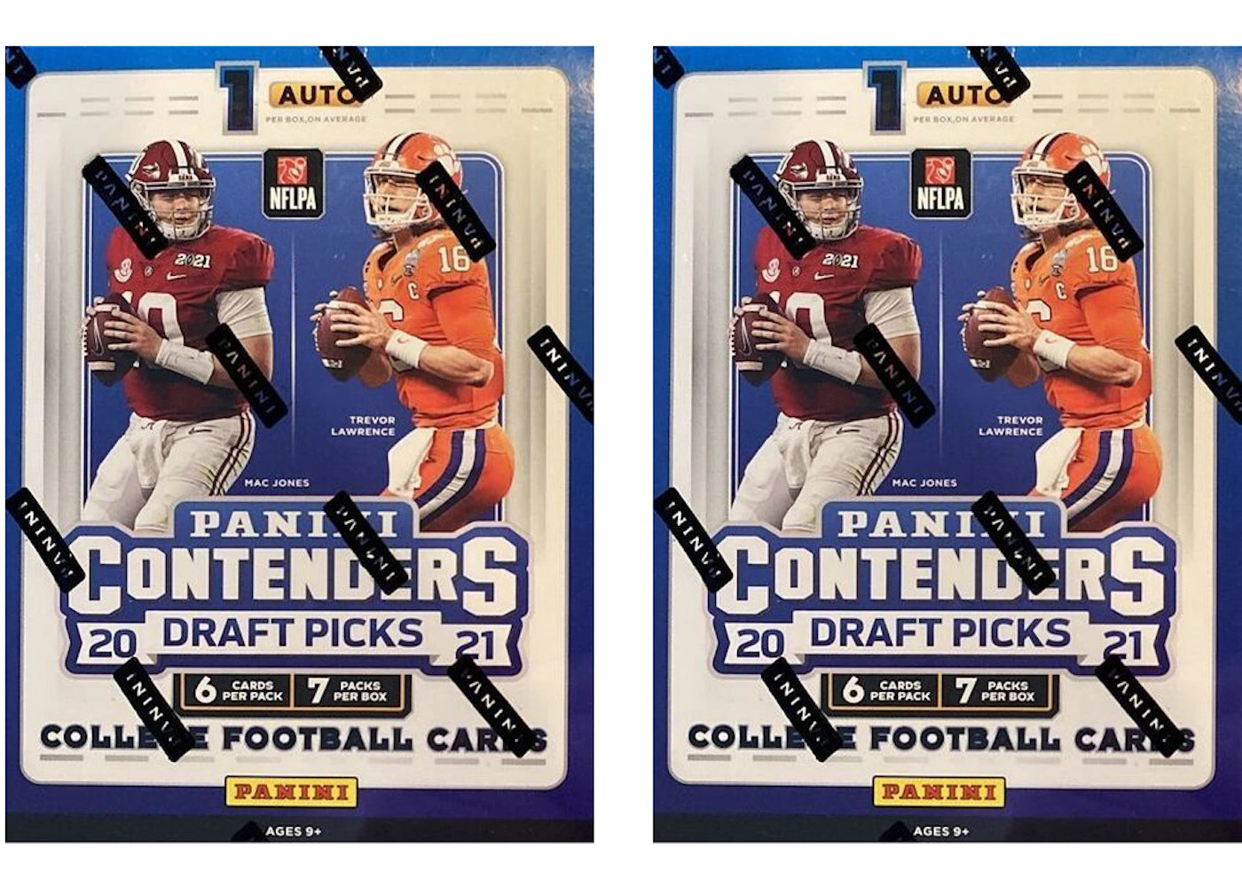 2021 Panini Contenders Draft Picks Football Blaster Box 2x Lot