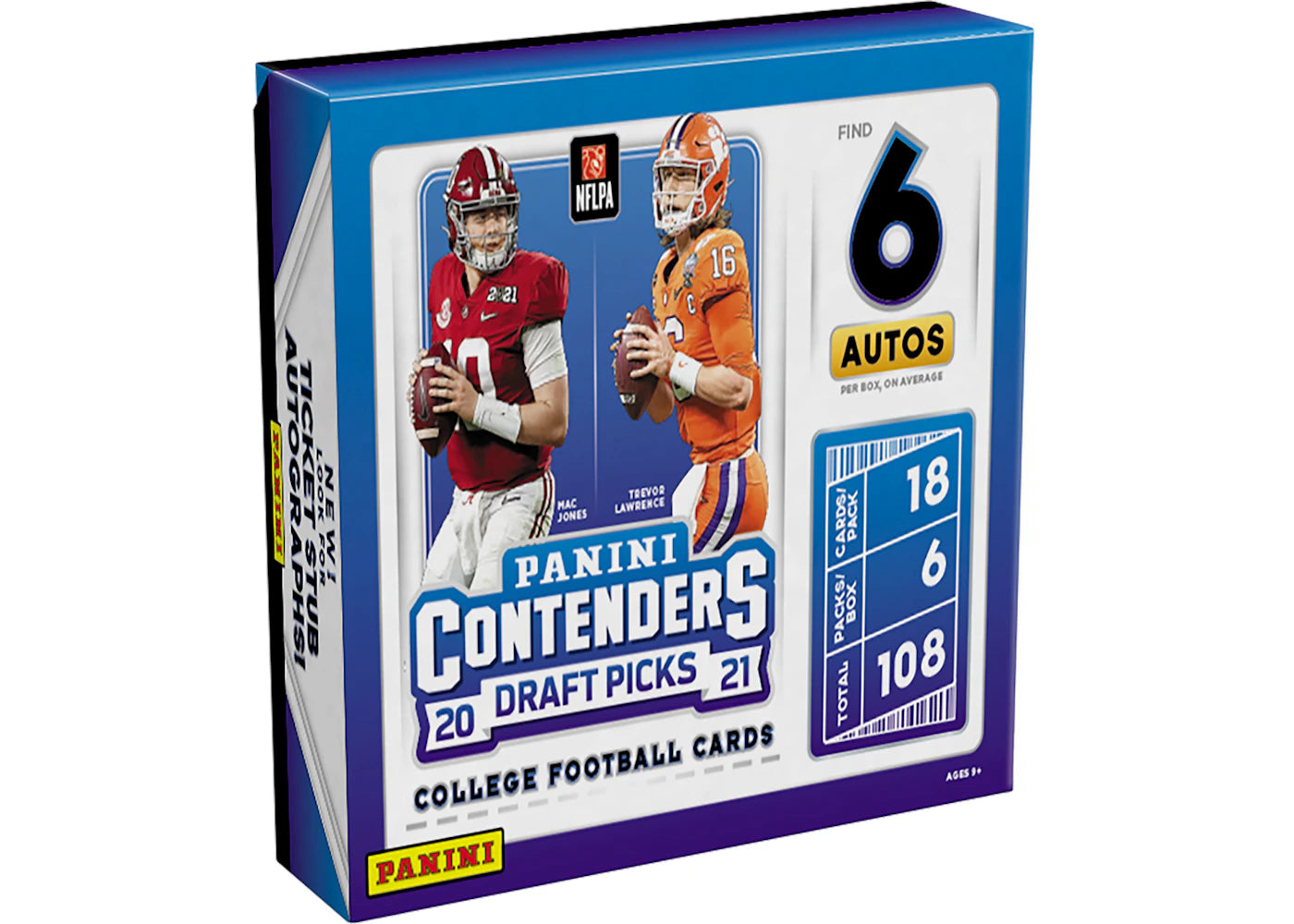 2021 Panini Contenders Draft Picks Football Hobby Box