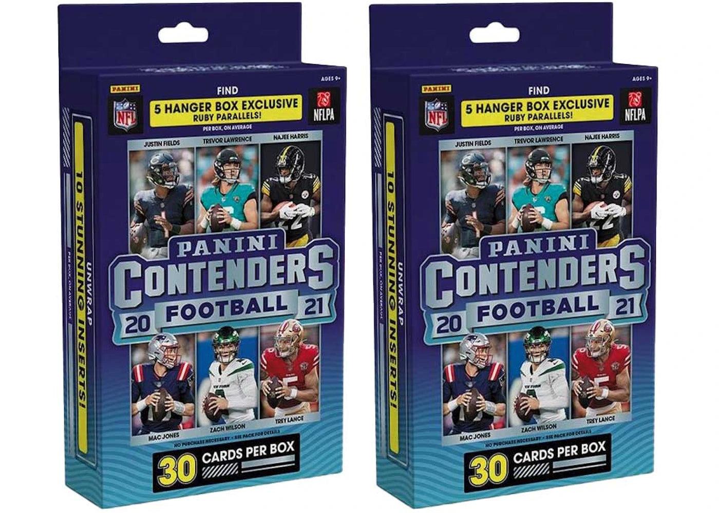 2021 Panini Contenders Football Hanger Box 2x Lot