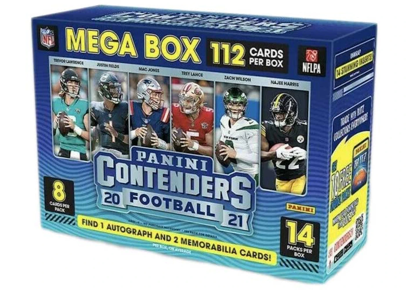 2021 Panini Contenders Football Mega Box (112 Ct.)