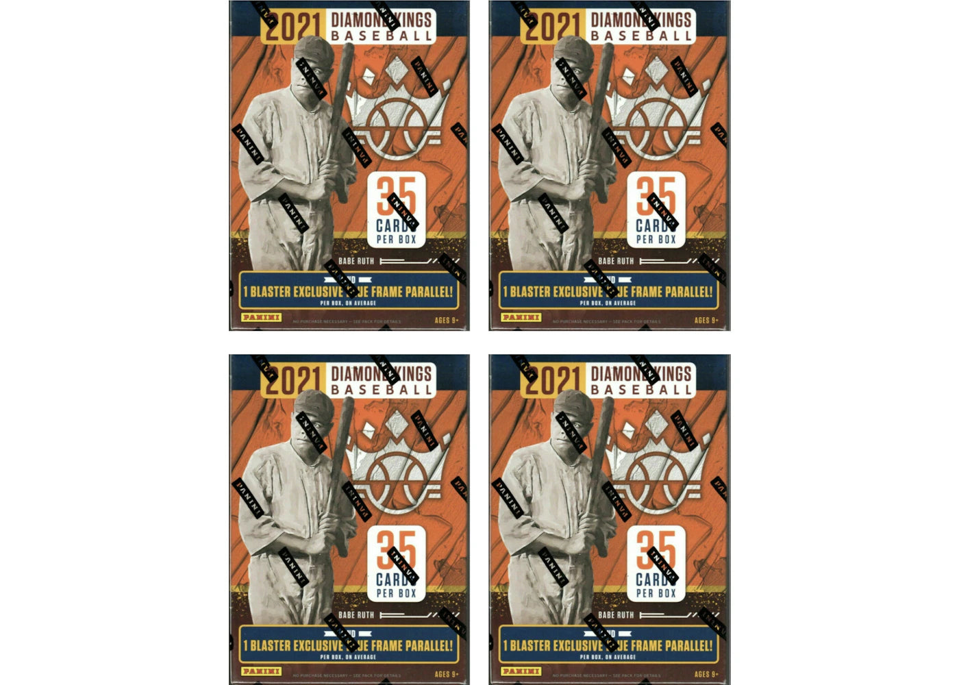 2021 Panini Diamond Kings Baseball Blaster Box 4x Lot