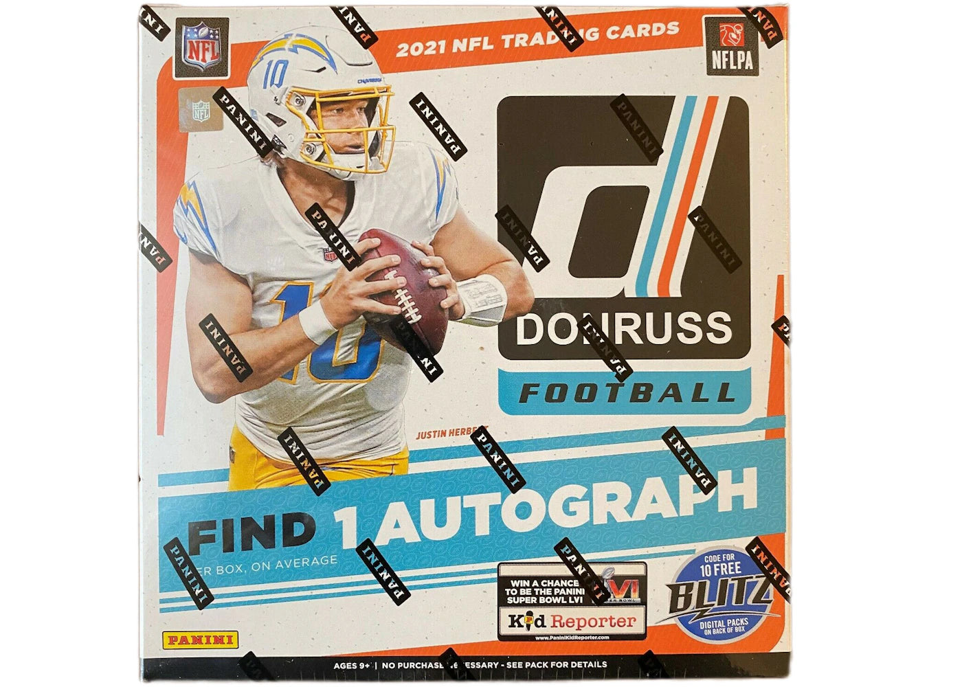2021 Panini Donruss Football Mega Box (Purple Parallel) (Fanatics Exclusive)