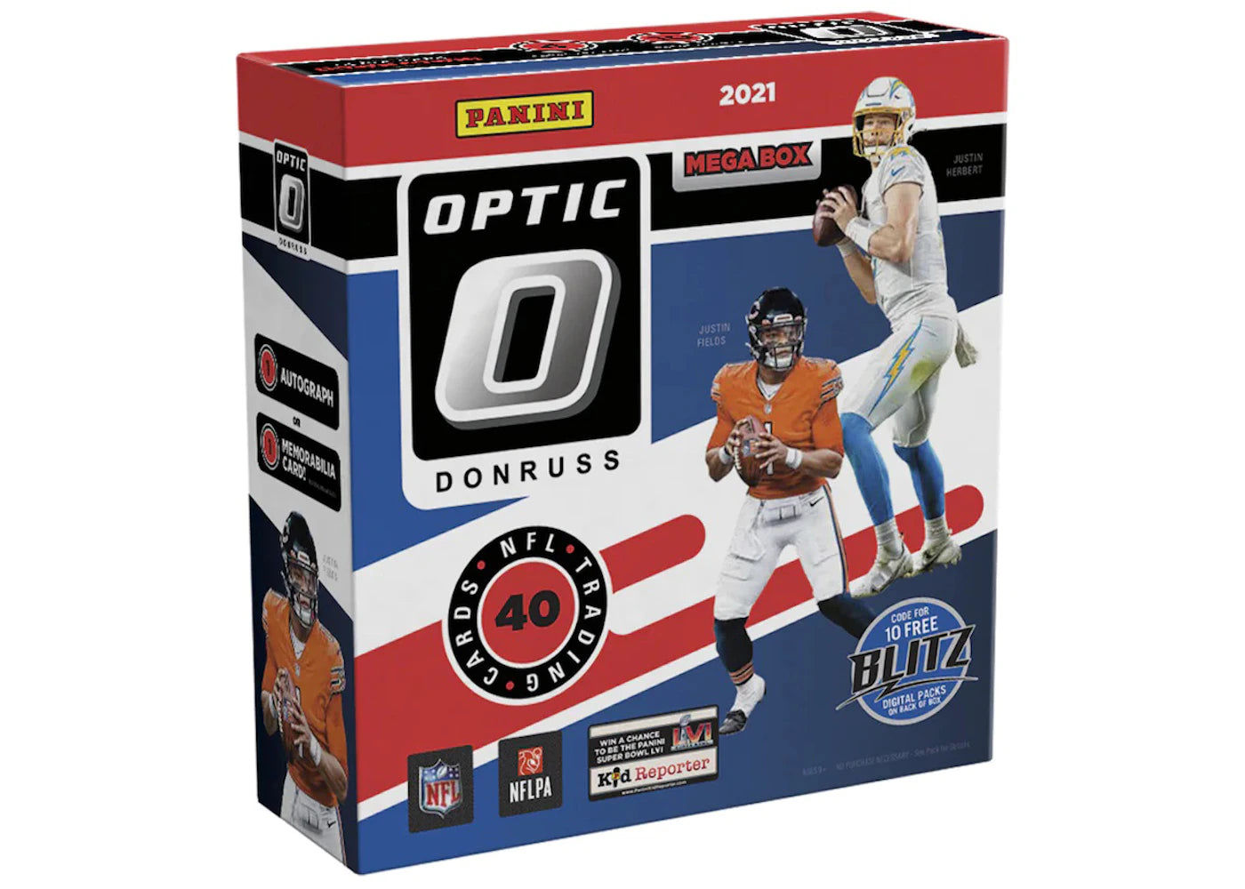 2021 Panini Donruss Optic Football Fanatics Exclusive Mega Box (Red Hyper Parallels)