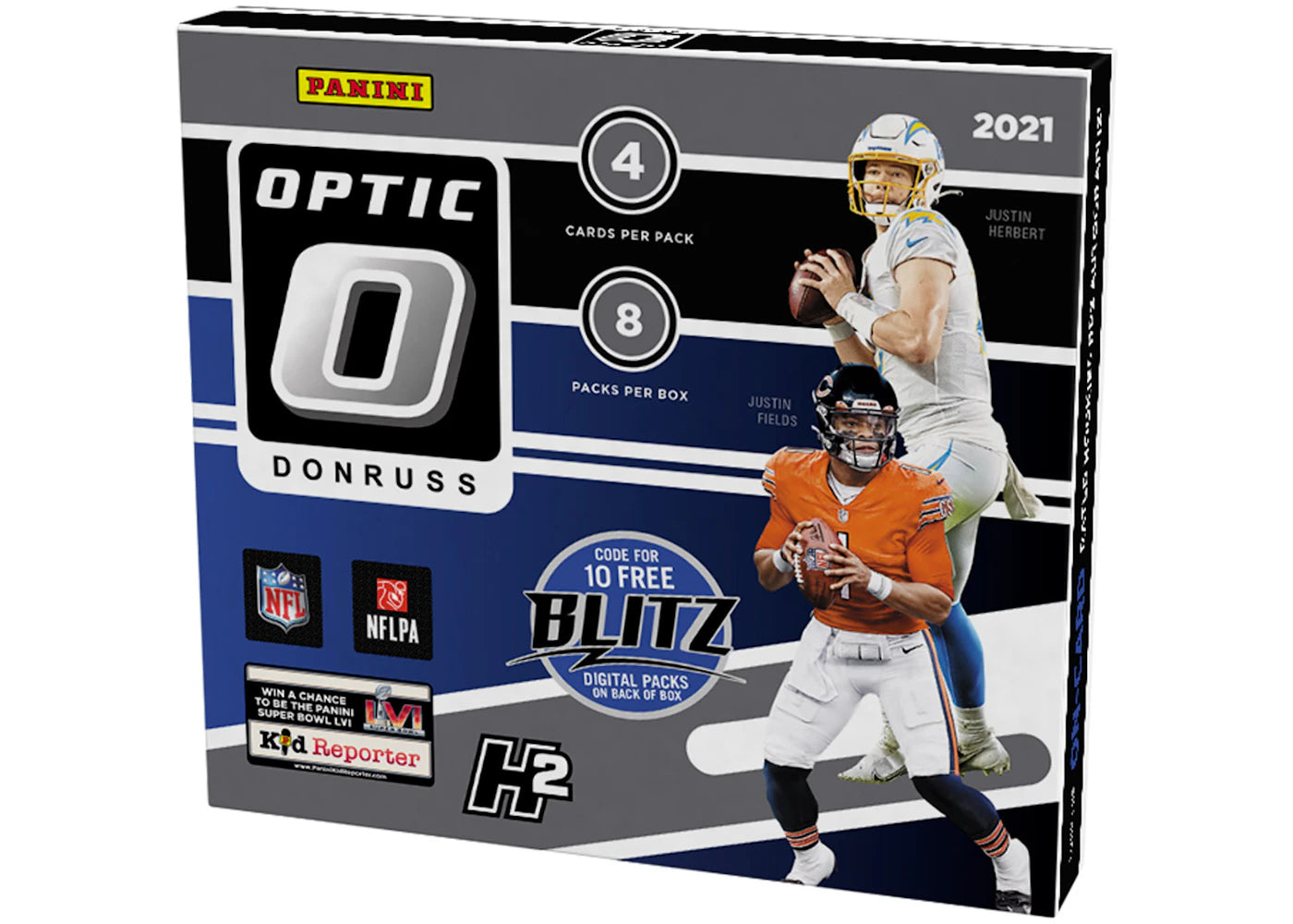 2021 Panini Donruss Optic Football H2 Hobby Hybrid Box