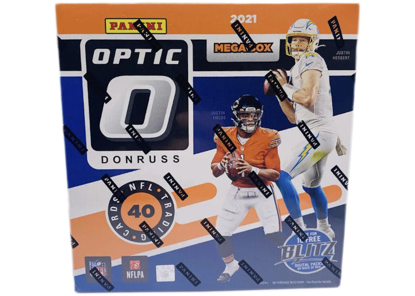 2021 Panini Donruss Optic Football Mega Box (Blue Hyper Parallels)