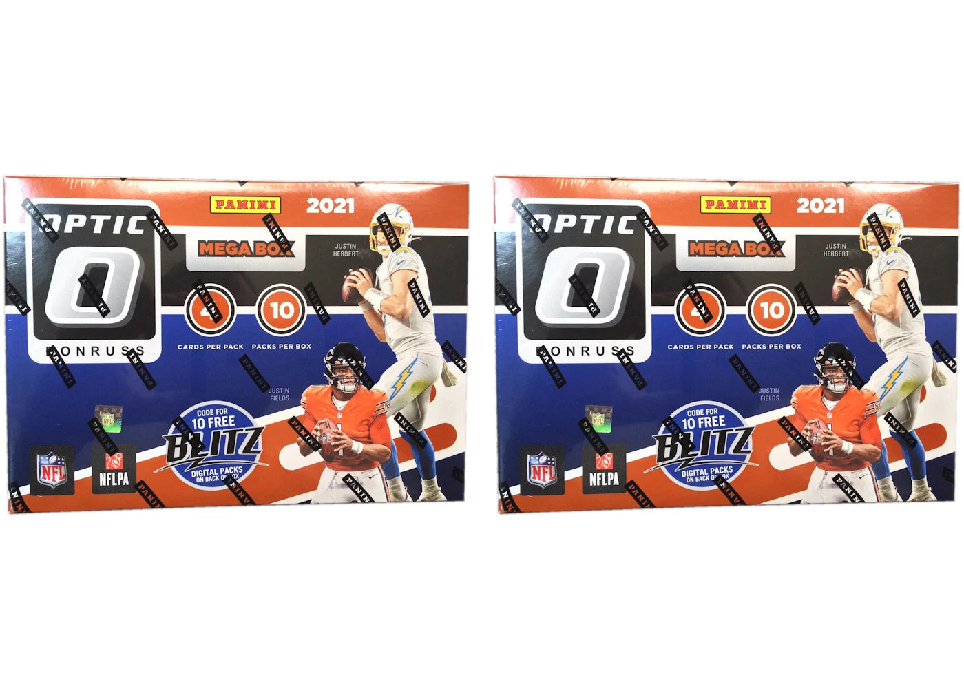 2021 Panini Donruss Optic Football Mega Box (Bronze Parallels) 2x Lot