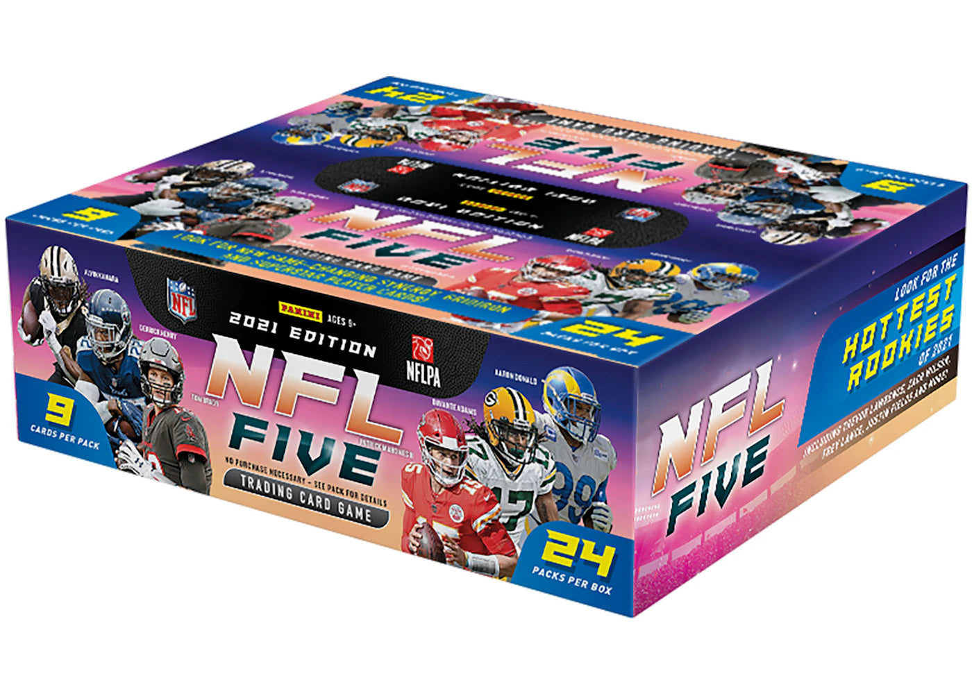 2021 Panini Five Football Trading Card Game Starter Deck Booster Box