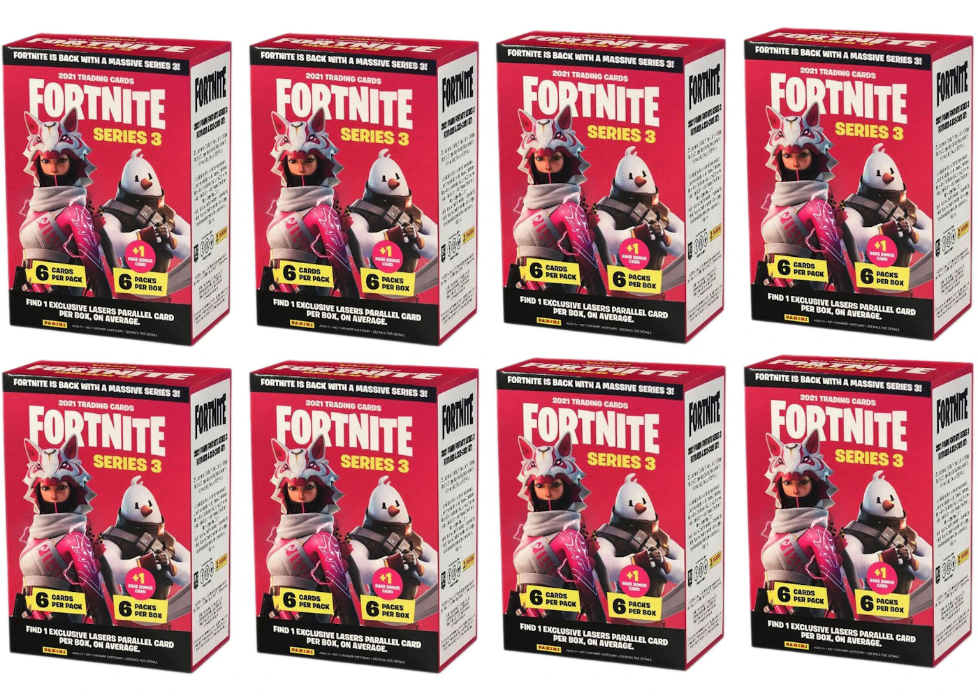 2021 Panini Fortnite Series 3 Blaster Box 8x Lot