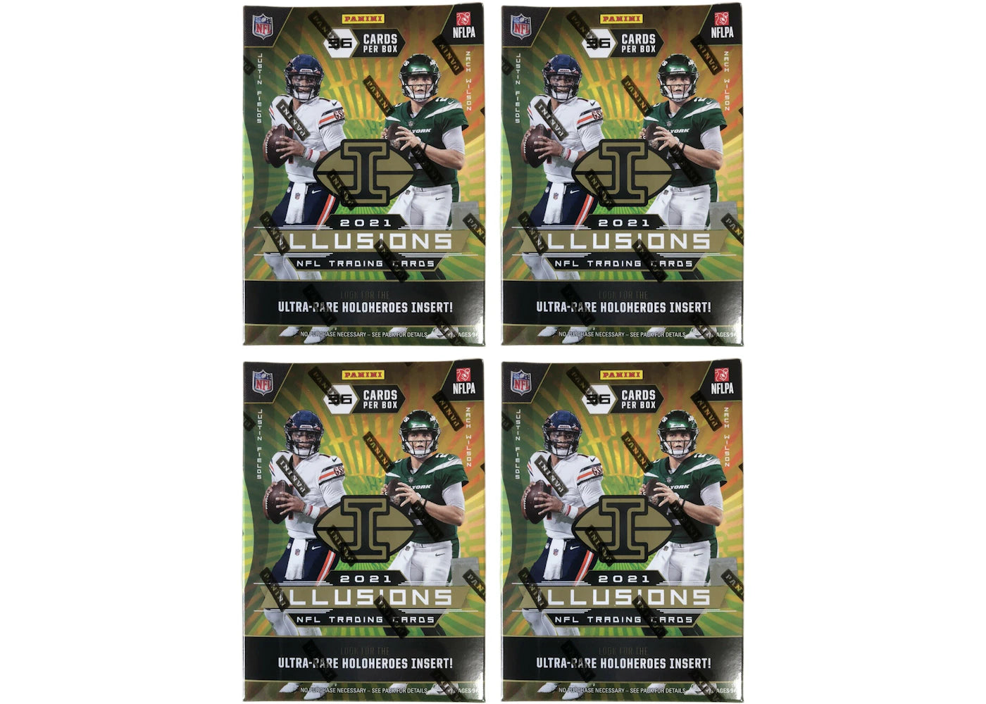 2021 Panini Illusions Football Blaster Box 4x Lot