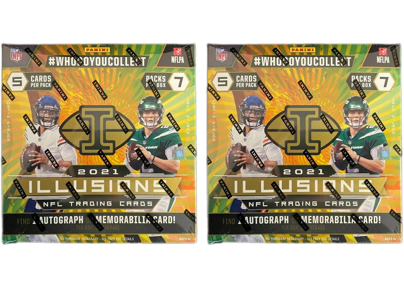 2021 Panini Illusions Football Mega Box 2x Lot