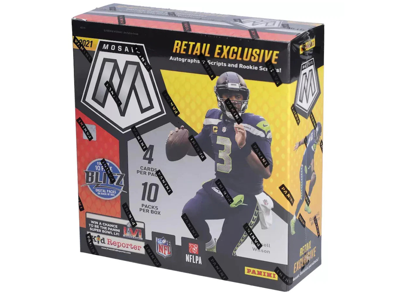 2021 Panini Mosaic Football Fanatics Exclusive Mega Box