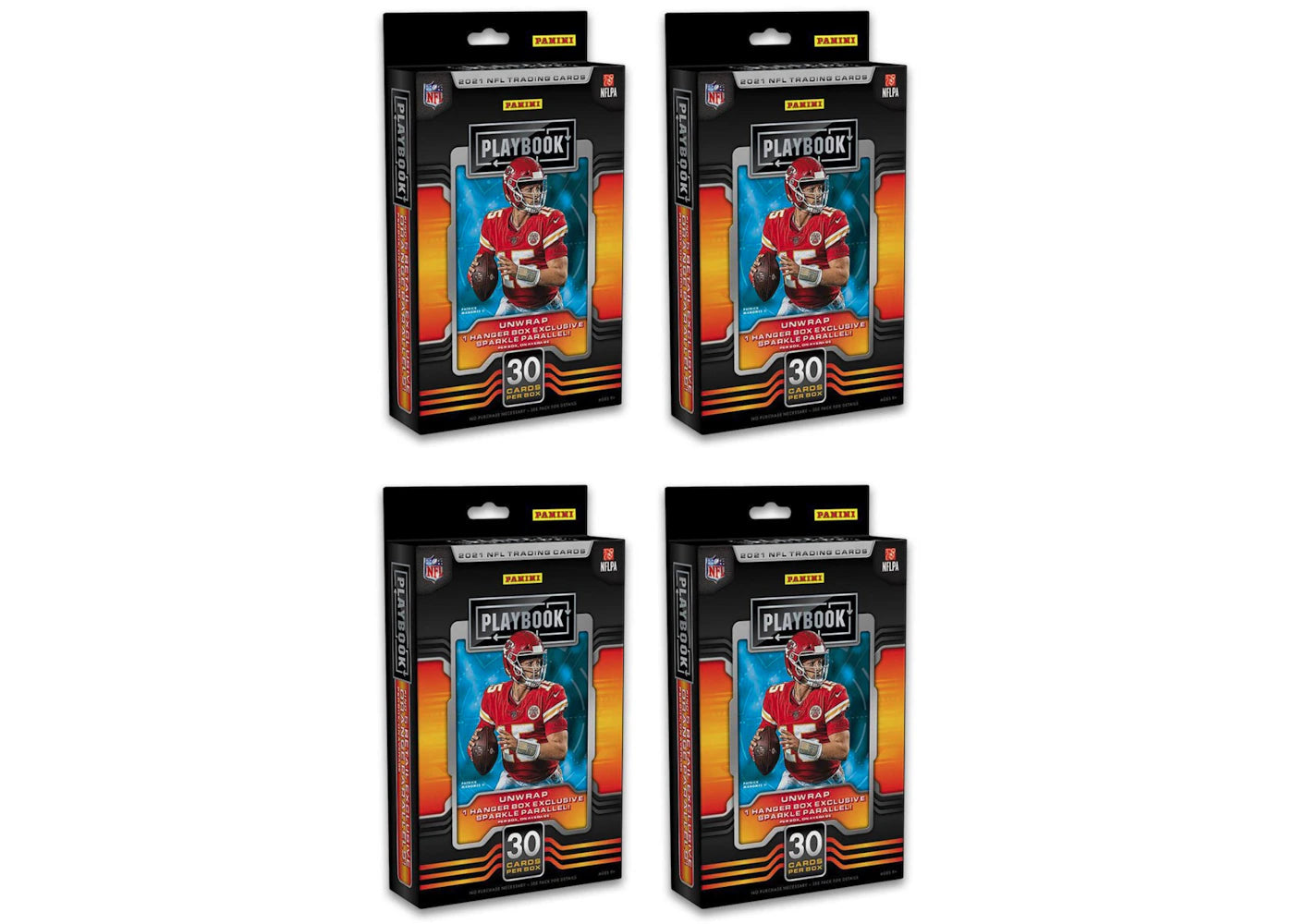 2021 Panini Playbook Football Hanger Box 4x Lot