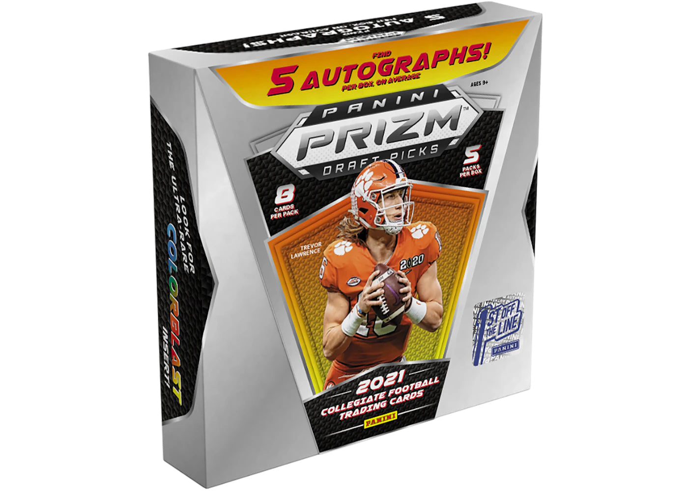 2021 Panini Prizm Draft Picks College Football 1st Off The Line Hobby Box