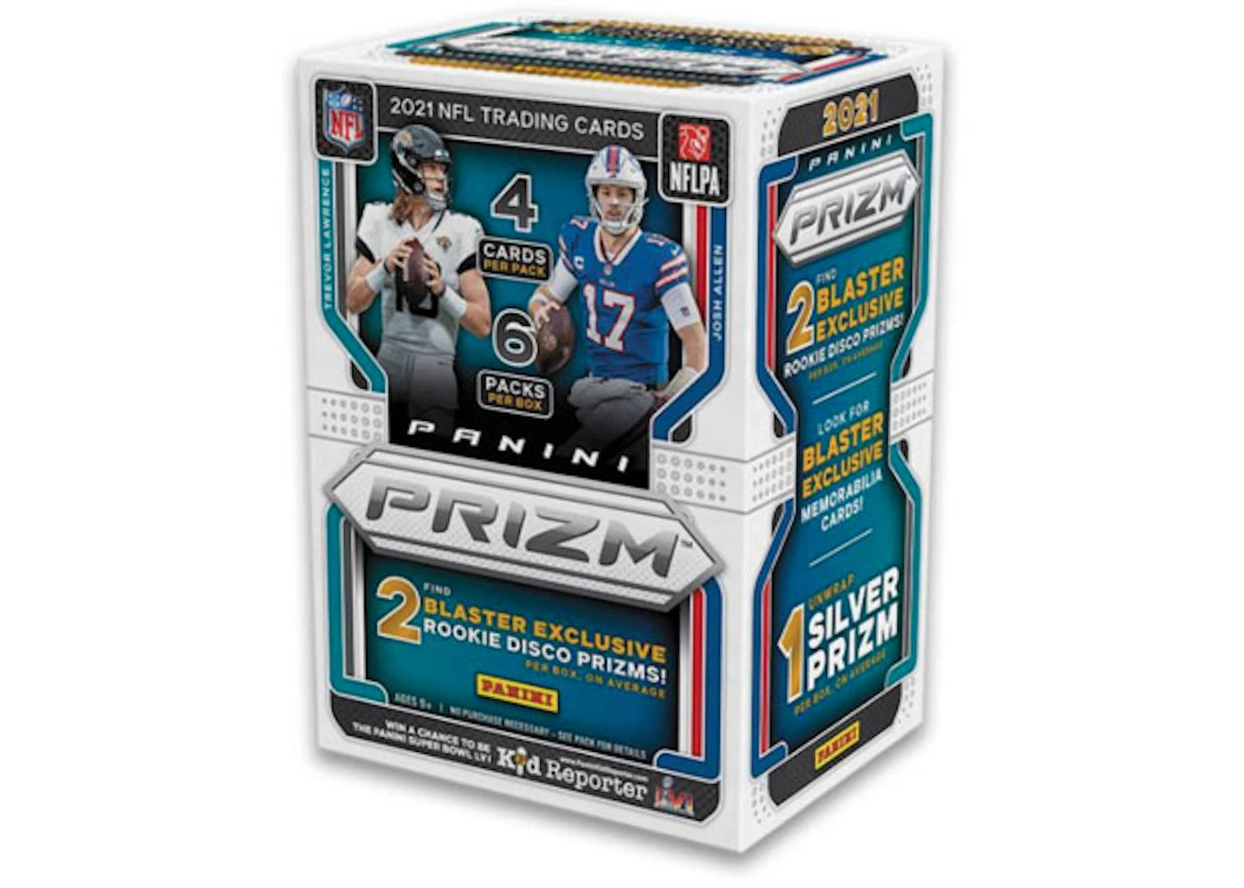 2021 Panini Prizm Football Blaster Box (Disco Prizms)