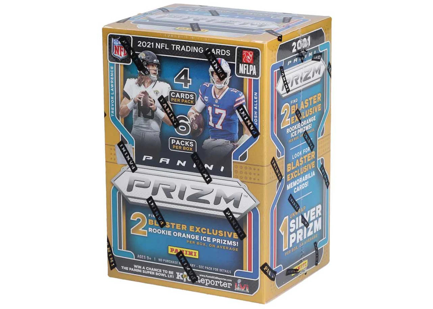2021 Panini Prizm Football Fanatics Exclusive Blaster Box (Orange Ice Prizms)