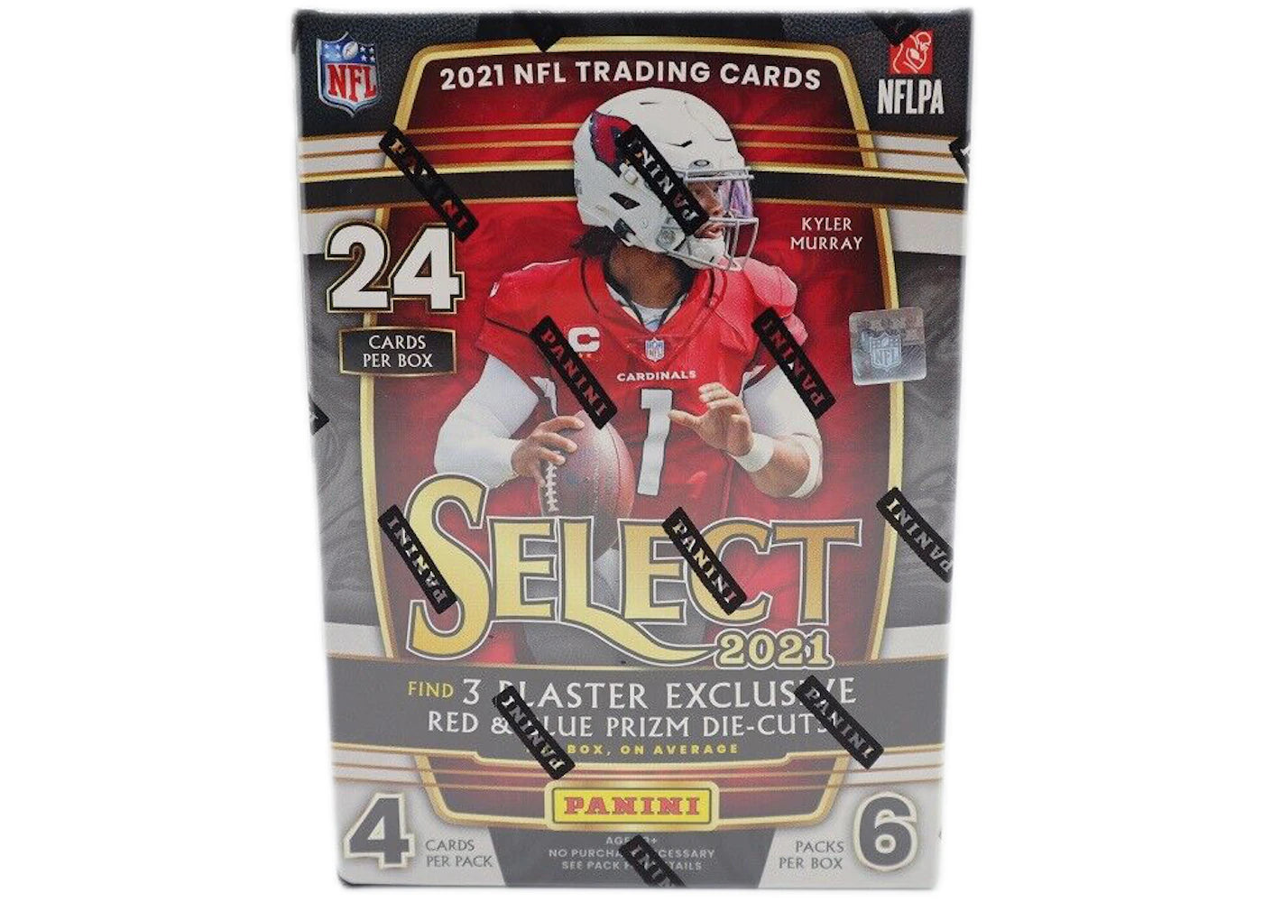 2021 Panini Select Football Blaster Box (Red & Blue Prizm Die-Cuts)