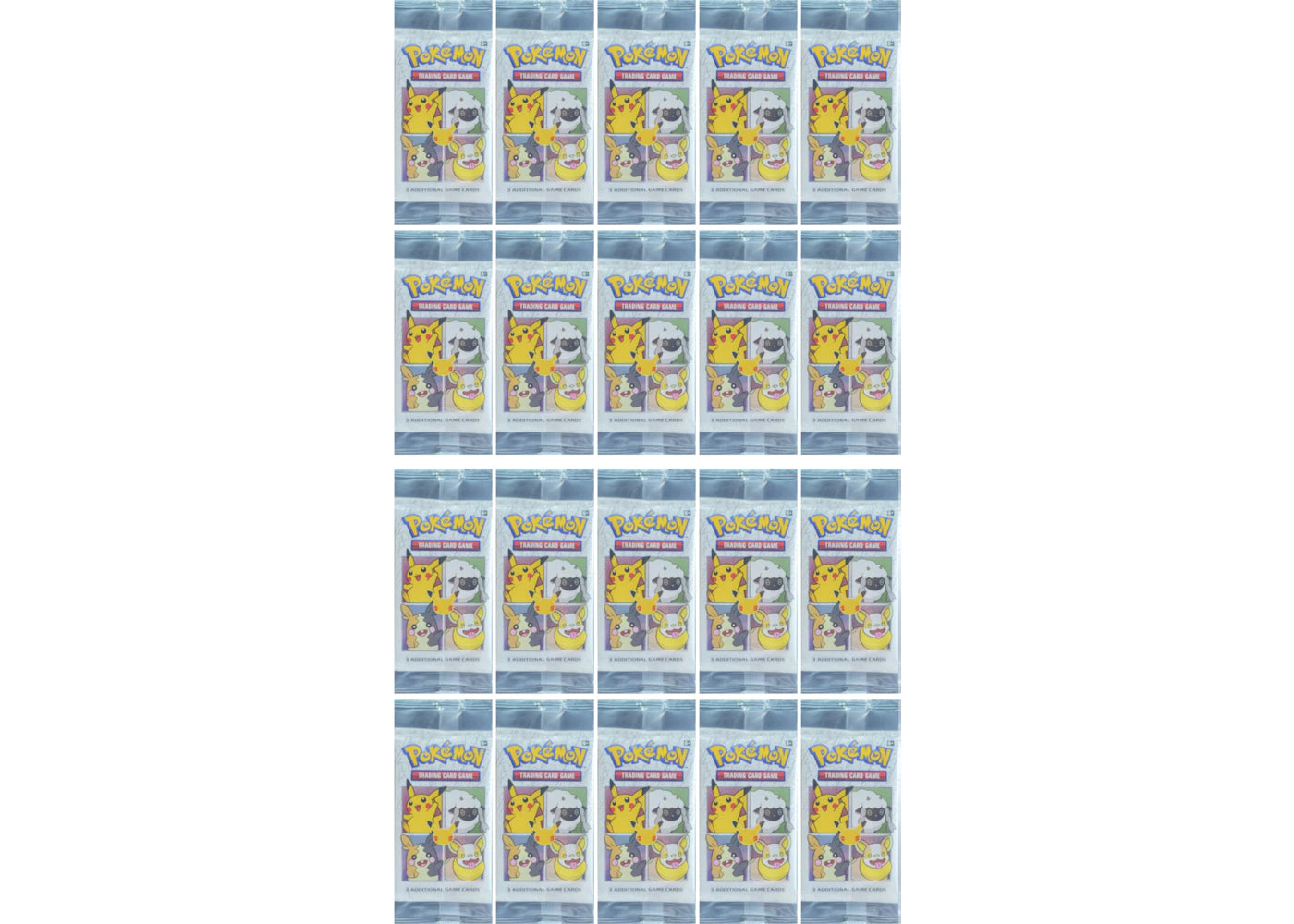 Pokémon TCG General Mill's Cereal 25th Anniversary Packs 20x Lot