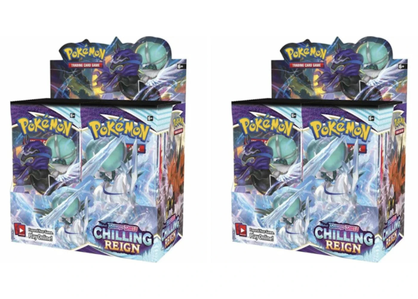 Pokémon TCG Sword & Shield Chilling Reign Booster Box 2x Lot