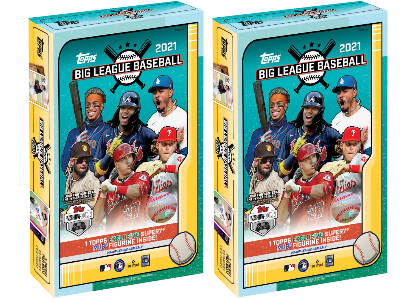 2021 Topps Big League Baseball Collector Box 2x Lot