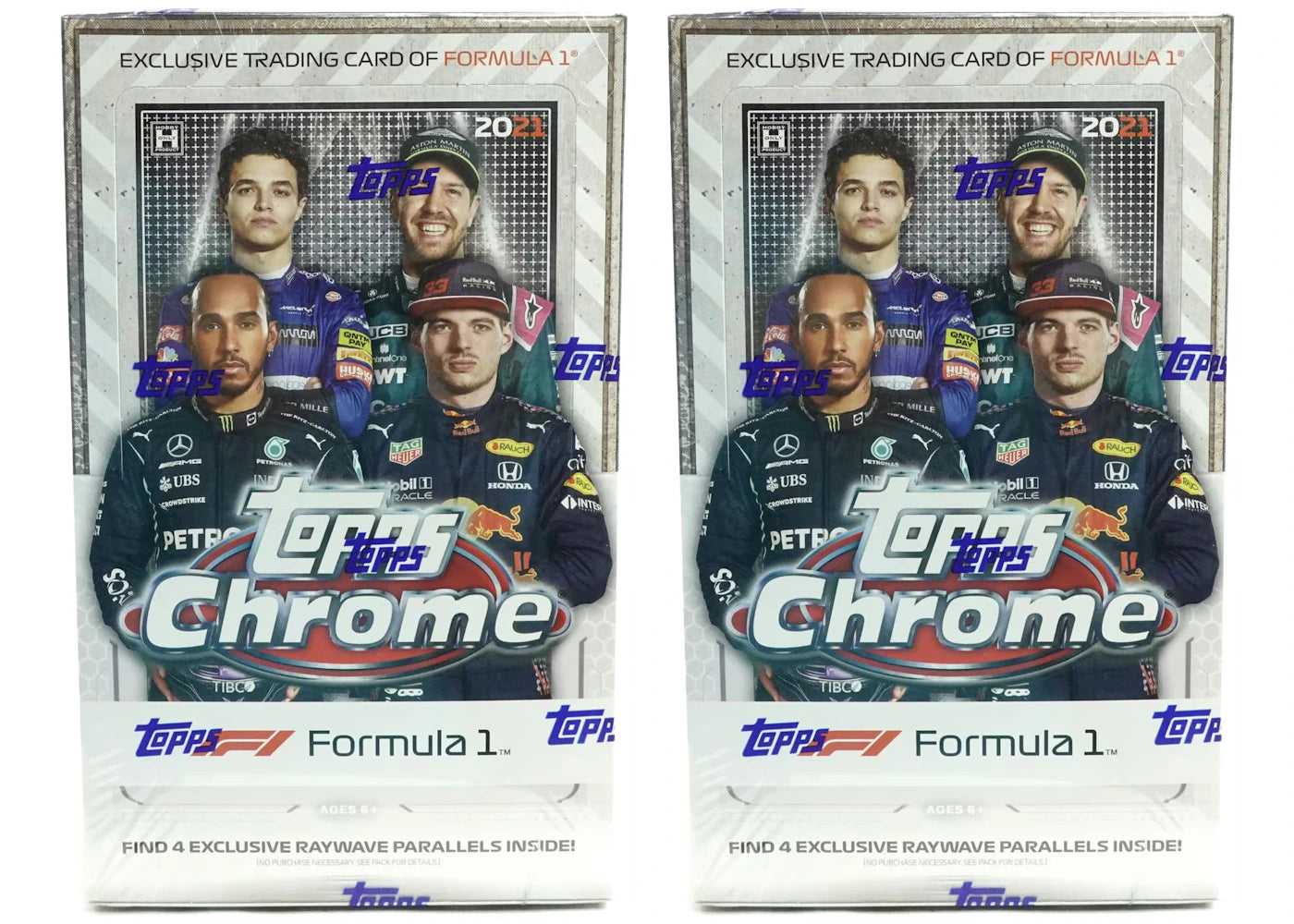2021 Topps Chrome Formula 1 Racing Hobby Lite Box 2x Lot